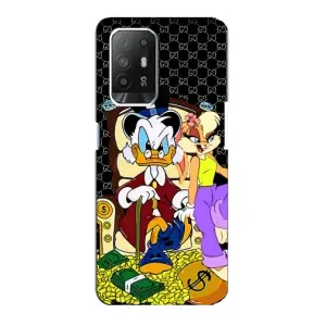 Чехлы для Oppo Reno 5z - Скрудж МакДак Louis Vuitton (PREMIUMPrint) (Стильная Утка)