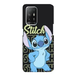 Чохол з принтом Стіч на OPPO Reno 5z (Stitch 626)