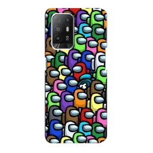 Чохли Амонг Ас для Oppo Reno 5z (AlphaPrint) (Убитий)