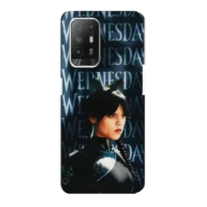 Чохли Венсдей на Oppo Reno 5z Уенсдей (AlphaPrint) (Венздей кішка)