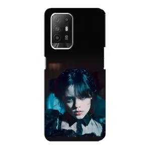 Чохли Венсдей на Oppo Reno 5z Уенсдей (AlphaPrint) (погляд Венздей)