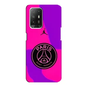 Чехлы PSG для Oppo Reno 5z (AlphaPrint) (яркий ПСЖ)