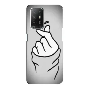 Чехол с принтом «Значок Love» для OPPO Reno 5z