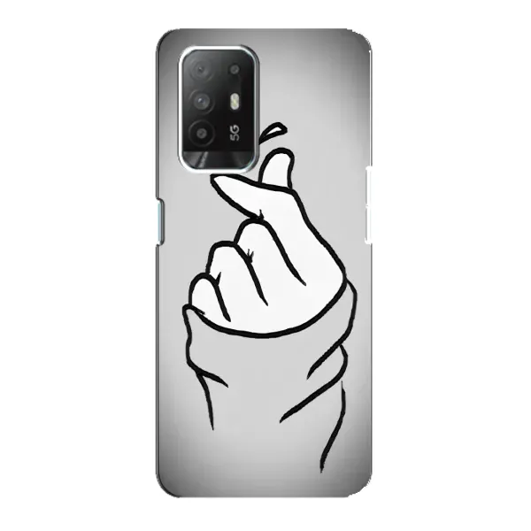 Чехол с принтом «Значок Love» для OPPO Reno 5z