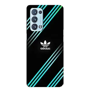 Чехол с принтом «Адидас с полосами» для OPPO Reno6 Pro Plus 5G