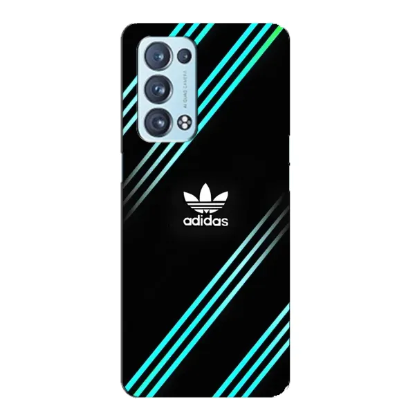 Чехол с принтом «Адидас с полосами» для OPPO Reno6 Pro Plus 5G