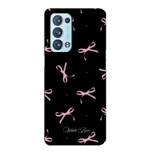 Чехол с принтом «Банты на черном» для OPPO Reno6 Pro Plus 5G