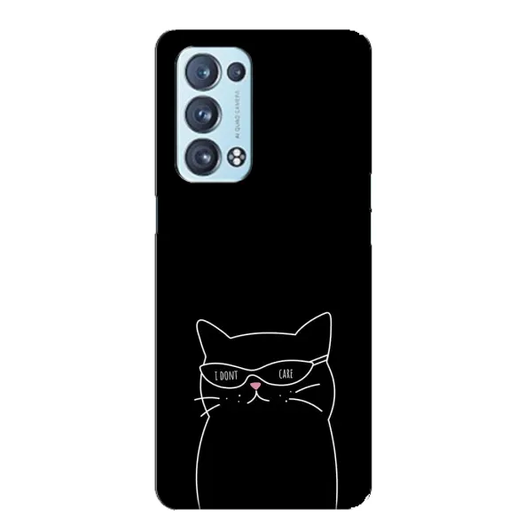 Чохол з принтом «Байдужий кіт» для OPPO Reno6 Pro Plus 5G Чохол з принтом «Байдужий кіт» для OPPO Reno6 Pro Plus 5G