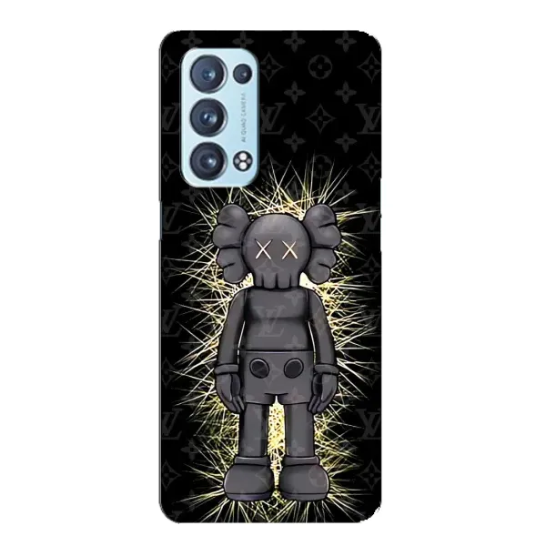 Чохол з принтом «Bearbrick LV» для OPPO Reno6 Pro Plus 5G