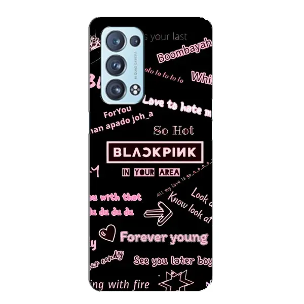 Чехол с принтом «BLACKPINK» для OPPO Reno6 Pro Plus 5G Чехол с принтом «BLACKPINK» для OPPO Reno6 Pro Plus 5G