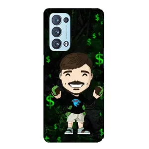 Чехол с принтом «Блогер Beast» для OPPO Reno6 Pro Plus 5G