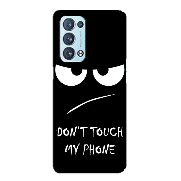 Чохол з принтом «Dont Touch» для OPPO Reno6 Pro Plus 5G Чохол з принтом «Dont Touch» для OPPO Reno6 Pro Plus 5G