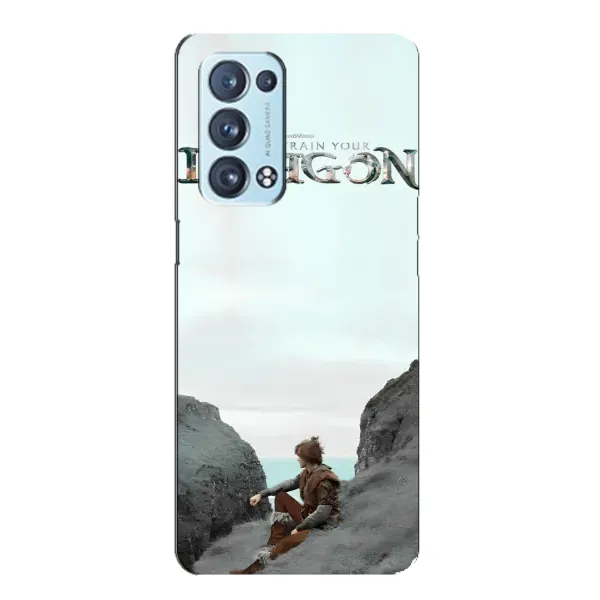 Чехол с принтом «Дракон лого» для OPPO Reno6 Pro Plus 5G