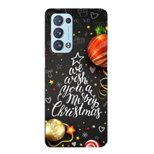 Рождественские Чехлы для Oppo Reno6 Pro Plus 5G (VPrint) (Елочка)