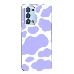 Чехол с принтом «Фиолетова Буренка» для OPPO Reno6 Pro Plus 5G