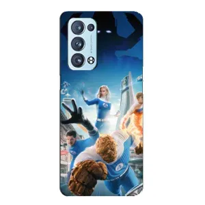 Чохол з принтом Фантастична четвірка для Oppo Reno6 Pro Plus 5G (Герої Фантастична Четвірка)