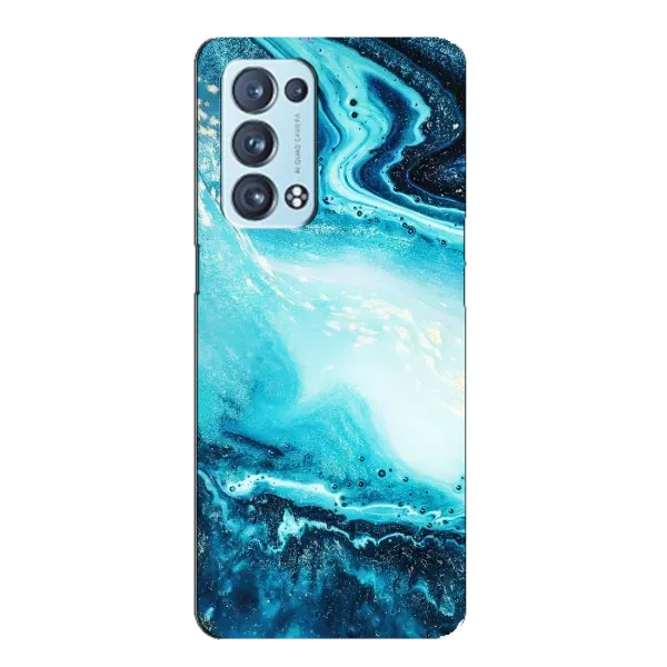 Чехол с принтом «Голубой мрамор» для OPPO Reno6 Pro Plus 5G Чехол с принтом «Голубой мрамор» для OPPO Reno6 Pro Plus 5G