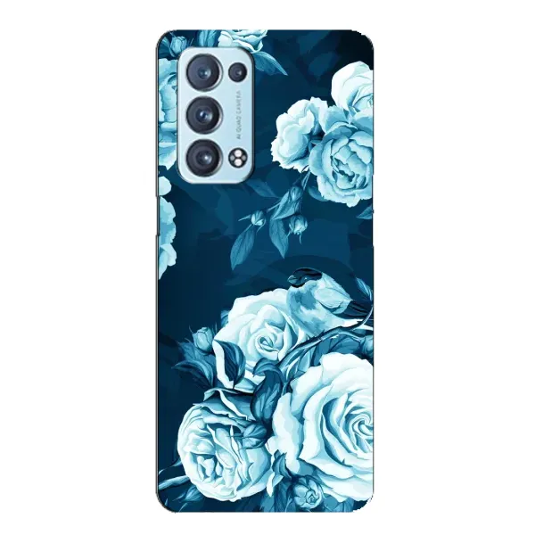 Чехол с принтом «Голубые Бутоны» для OPPO Reno6 Pro Plus 5G