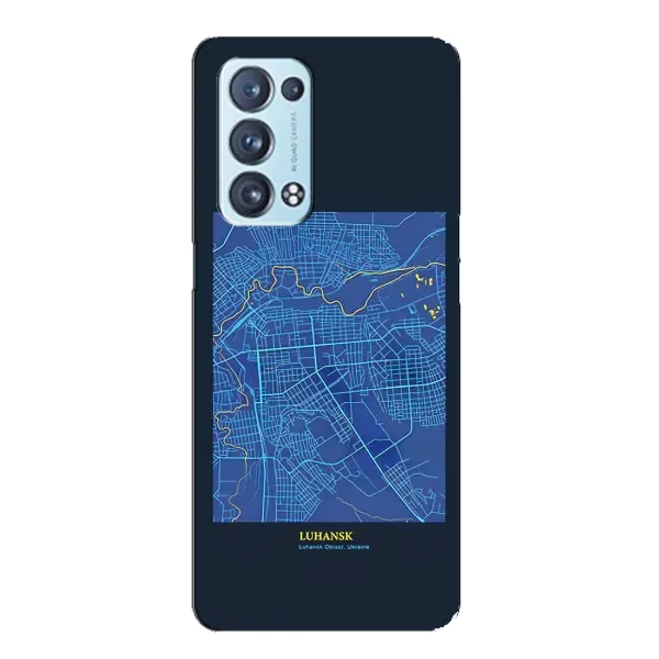 Чохол з принтом «Луганськ» для OPPO Reno6 Pro Plus 5G Чохол з принтом «Луганськ» для OPPO Reno6 Pro Plus 5G