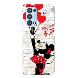 Чохол Disney Mouse Oppo Reno6 Pro Plus 5G (PREMIUMPrint) (Heart Minni)