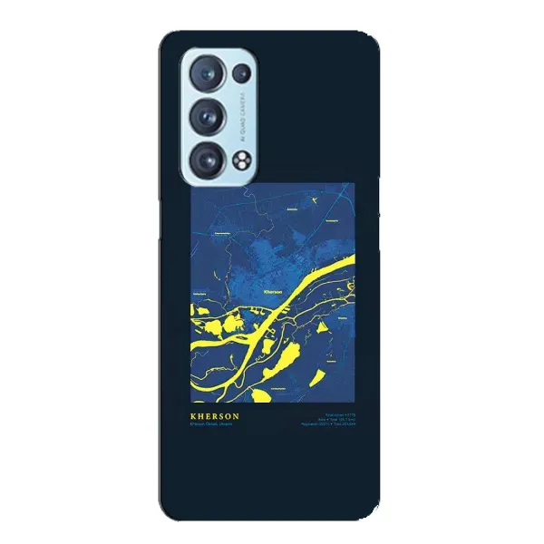 Чохол з принтом «Херсон» для OPPO Reno6 Pro Plus 5G Чохол з принтом «Херсон» для OPPO Reno6 Pro Plus 5G