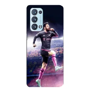 Чохли для OPPO Reno6 Pro Plus 5G . українською . - Лео Мессі Маямі (Кінг Мессі)