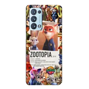 Чохол Зоотрополіс на Oppo Reno6 Pro Plus 5G (Постер Зоотрополіс)