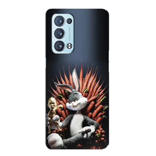 Чехол с принтом «Король Кролик» для OPPO Reno6 Pro Plus 5G