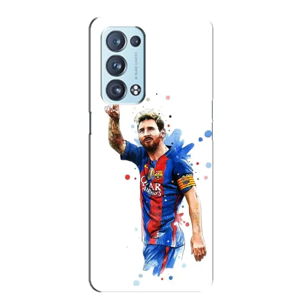 Чохол з принтом «Лео Мессі» для OPPO Reno6 Pro Plus 5G