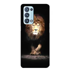 Чохол з принтом «Лев» для OPPO Reno6 Pro Plus 5G