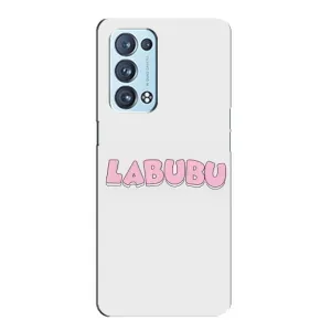 Чохол з Лабубу на Oppo Reno6 Pro Plus 5G (Лого Лабубу)