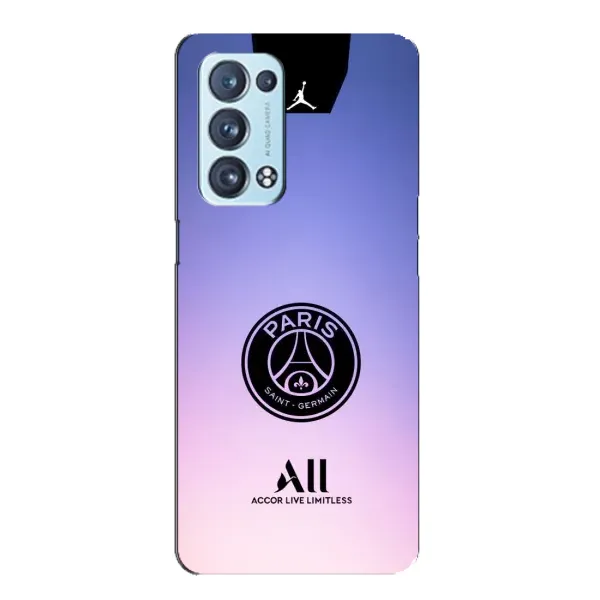Чехол с принтом «лого PSG» для OPPO Reno6 Pro Plus 5G