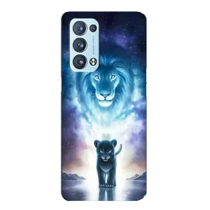 Чохол з принтом «Маленький лев» для OPPO Reno6 Pro Plus 5G
