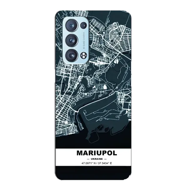 Чохол з принтом «Маріуполь» для OPPO Reno6 Pro Plus 5G Чохол з принтом «Маріуполь» для OPPO Reno6 Pro Plus 5G