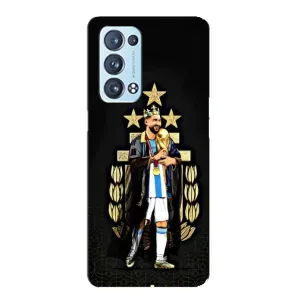Чохли для Oppo Reno6 Pro Plus 5G (Leo чемпіон) (AlphaPrint) (Мессі Король)