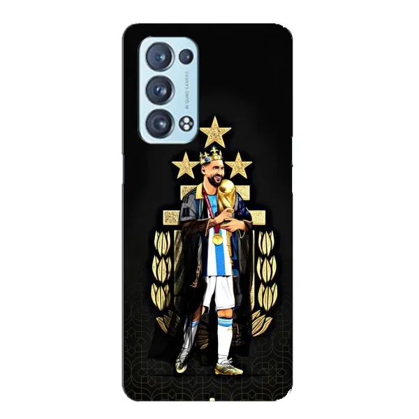 Чохол з принтом «Мессі Король» для OPPO Reno6 Pro Plus 5G Чохол з принтом «Мессі Король» для OPPO Reno6 Pro Plus 5G