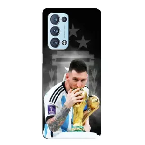 Чохли для Oppo Reno6 Pro Plus 5G (Leo чемпіон) (AlphaPrint) (Мессі Чемпіон)
