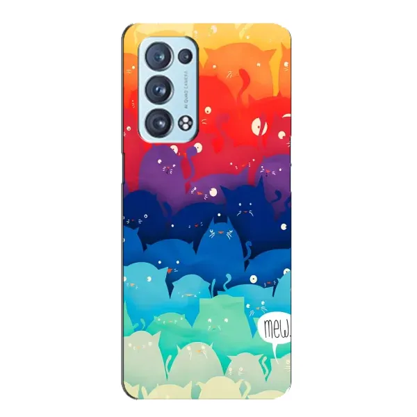 Чохол з принтом «Mew» для OPPO Reno6 Pro Plus 5G Чохол з принтом «Mew» для OPPO Reno6 Pro Plus 5G