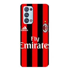 Чохли для Oppo Reno6 Pro Plus 5G (VPrint) - Футбольні клуби (Milan)