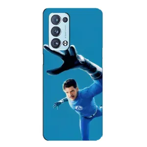 Чохол з принтом Фантастична четвірка для Oppo Reno6 Pro Plus 5G (Містер Фантастік супергерой)