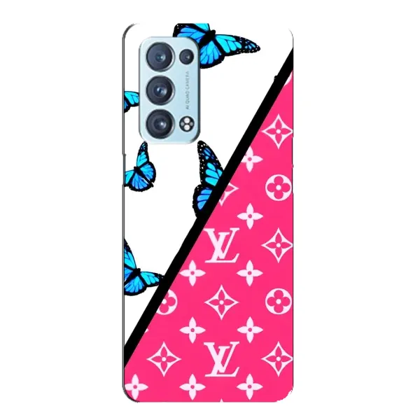 Чохол з принтом «Мода LV» для OPPO Reno6 Pro Plus 5G