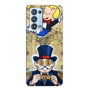 Чехол с принтом «Монополия Мен» для OPPO Reno6 Pro Plus 5G