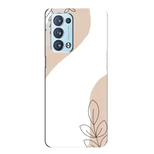 Чехол с принтом «Нюдовая веточка абстракция» для OPPO Reno6 Pro Plus 5G