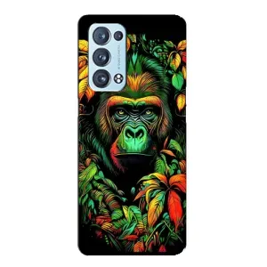 Чехол с Обезьянами Oppo Reno6 Pro Plus 5G - (AlphaPrint)