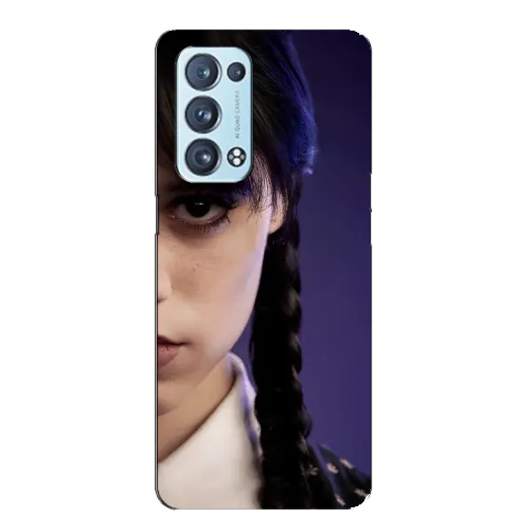 Чохол з принтом «Загадковий погляд Венздей» для OPPO Reno6 Pro Plus 5G Чохол з принтом «Загадковий погляд Венздей» для OPPO Reno6 Pro Plus 5G