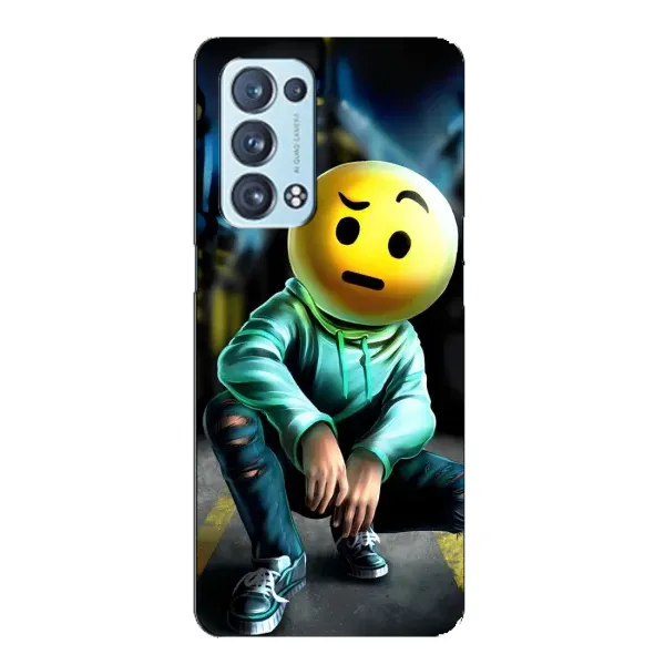 Чохол з принтом «Хлопець смайл» для OPPO Reno6 Pro Plus 5G Чохол з принтом «Хлопець смайл» для OPPO Reno6 Pro Plus 5G