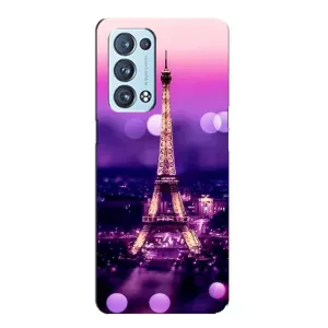 Чехол Эйфелева Башня для Oppo Reno6 Pro Plus 5G - (AlphaPrint)