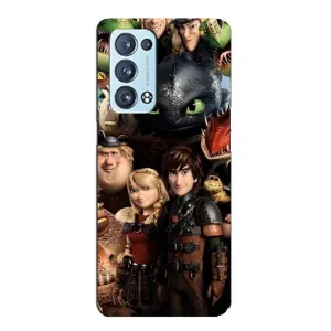 Чохол як приборкати дракона на Oppo Reno6 Pro Plus 5G (Персонажі дракона)