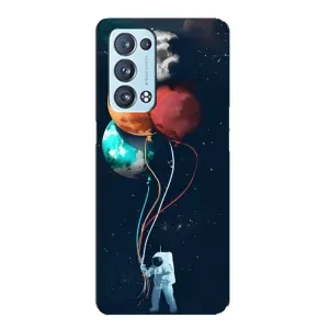 Чехол с принтом «Планеты шарики» для OPPO Reno6 Pro Plus 5G