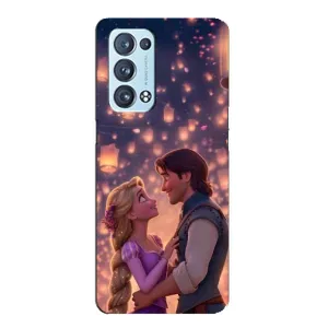 Чохол Рапунцель для Oppo Reno6 Pro Plus 5G (Принцеса та принц)